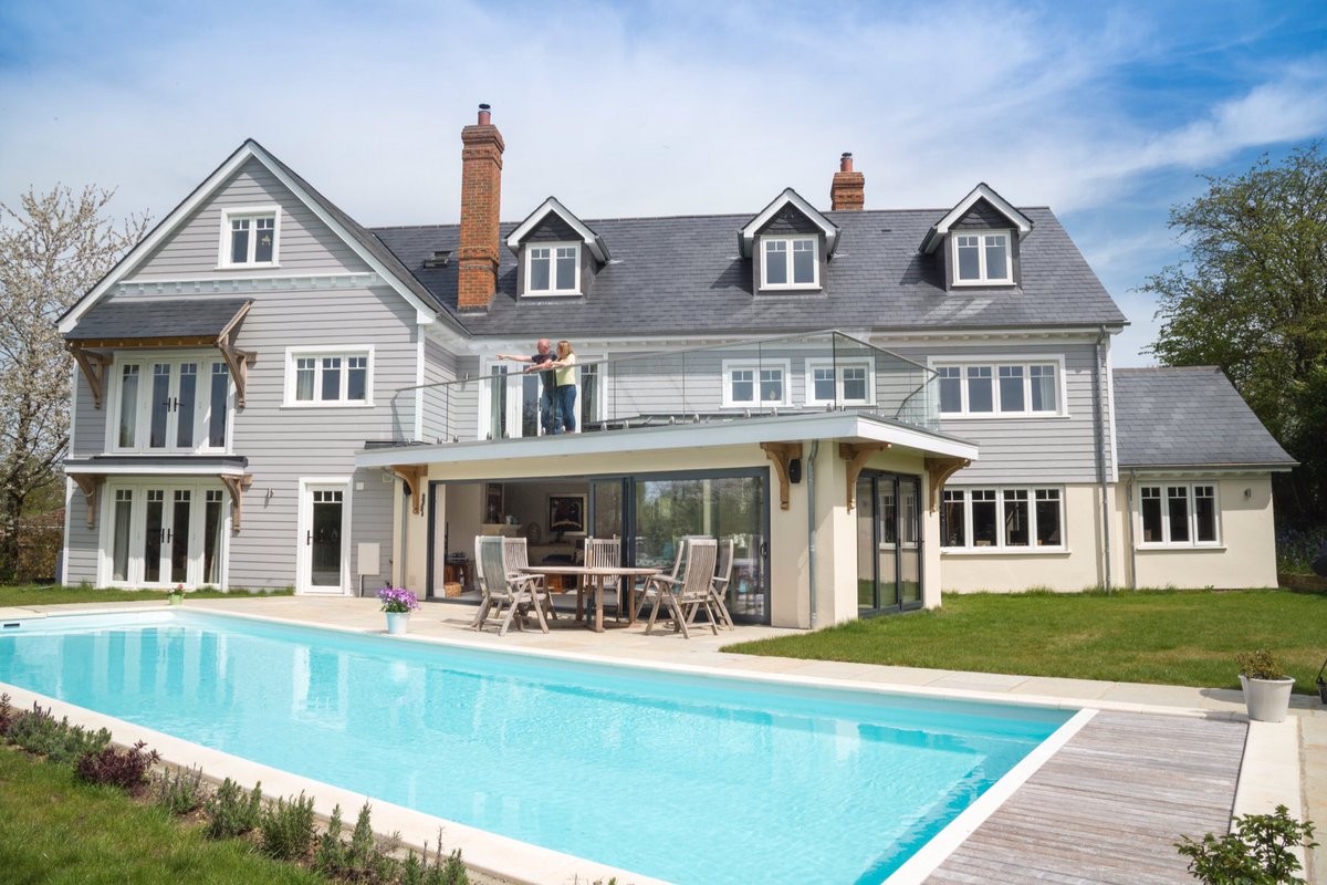 EvolutionMFG's tweet photo. Thank you @SherborneWindow for sharing this stunning New England style home renovation project. We love seeing our super stylish @EvolutionMFG windows & french doors fitted in such a breathtaking home. #homerebuild #timberalternative #NewEnglandStyle #Breathtaking #stunninghomes https://t.co/HaAGfDWo80
