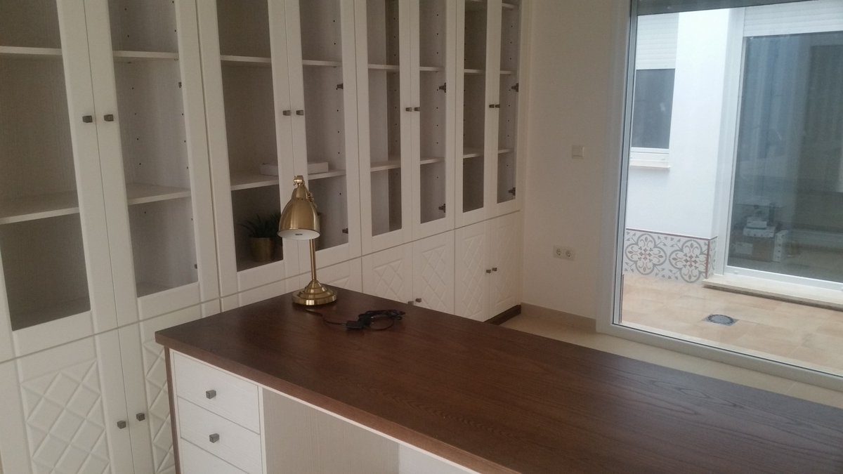 Ejecución de obra nueva de vivienda unifamiliar en el Condado de Huelva. 
En la imagen, detalle del despacho terminado de la vivienda.
#estudiocero
#arquitectura 
#construccion 
#arquitectoshuelva