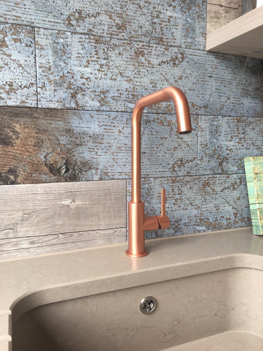 Thank you to Paddock Kitchens for this lovely shot of our Althia tap. The vibrant urban copper finish really does stand out on this display 😍 #colourpop #Stylish #ontrend