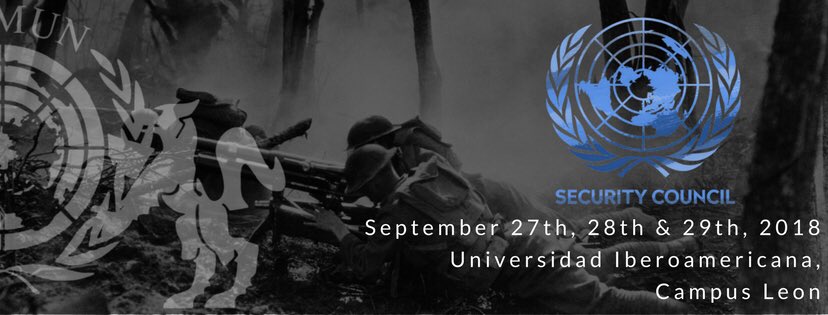 IBEMUNleon's tweet photo. Security Council será uno de nuestros comités en #ibemun2018 ¡No te lo pierdas! #SoyIBEMUNner https://t.co/KNxp745qiJ