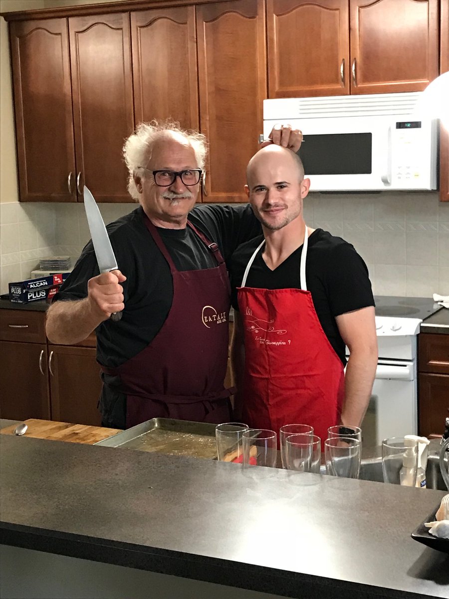 Bill and Taylor Medak created a superb home style meal for our family tonight. Thank you so much. It was our pleasure to have you in our kitchen. #foodandfamily