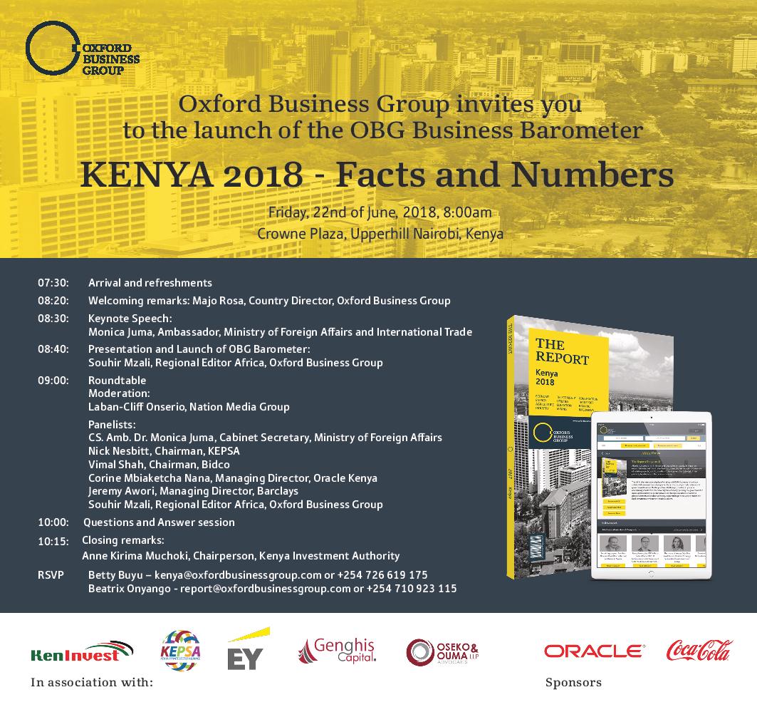 OBGinsights's tweet photo. Panelists will dive into #Kenya’s economic outlook at the launch of the #BusinessBarometer Kenya CEO Survey. Join the conversation via #OBGRoundtable https://t.co/yrpVS56EQW