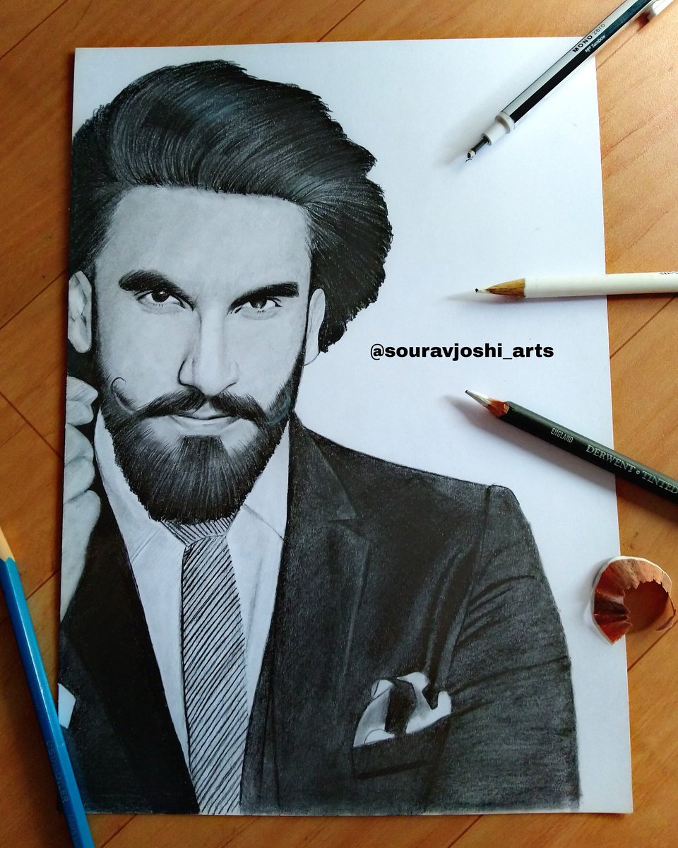 Ranveerians Worldwide  RRKPK IN CINEMAS NOW on X New Fan Art  Amazing new pencil sketch of Ranveer Singh by Fan  httpstco4GlWihVQaF  X