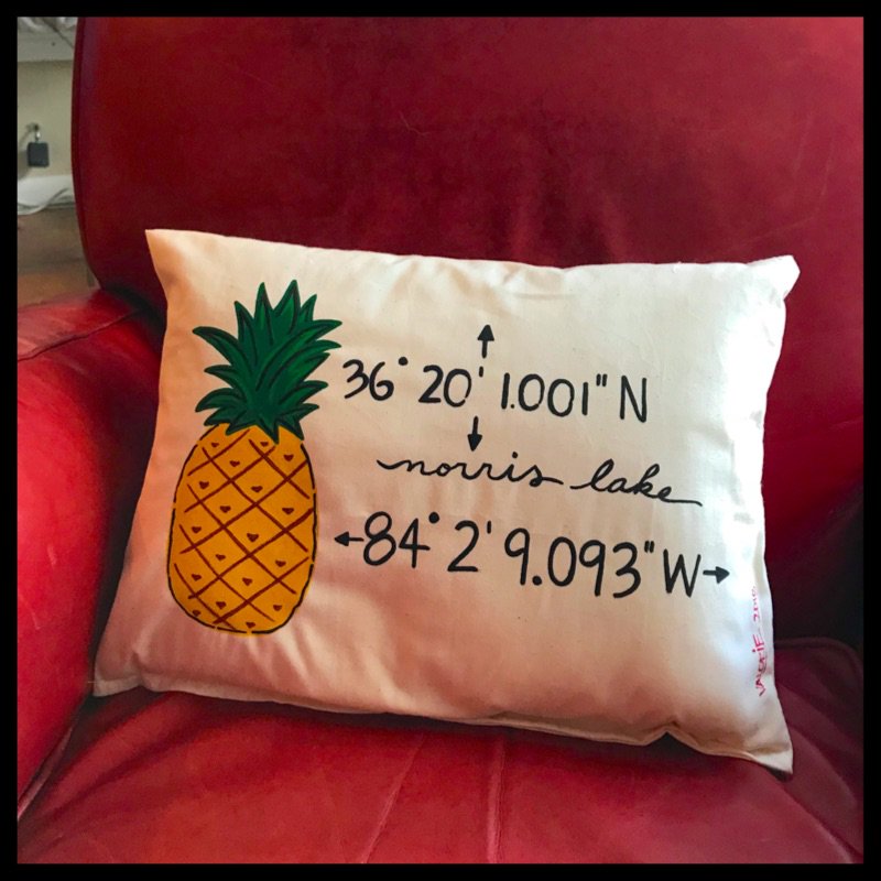 our #latitudeandongitude & #zipcode #accentpillows look splashing by the pool or in a den. each has last name & treated with water-proof sealant. order one for you & one to give

#valorieoart #poolsidepillows #latlong #coastaltheme #coastal #coastaldecor #outdoorliving #pineapple