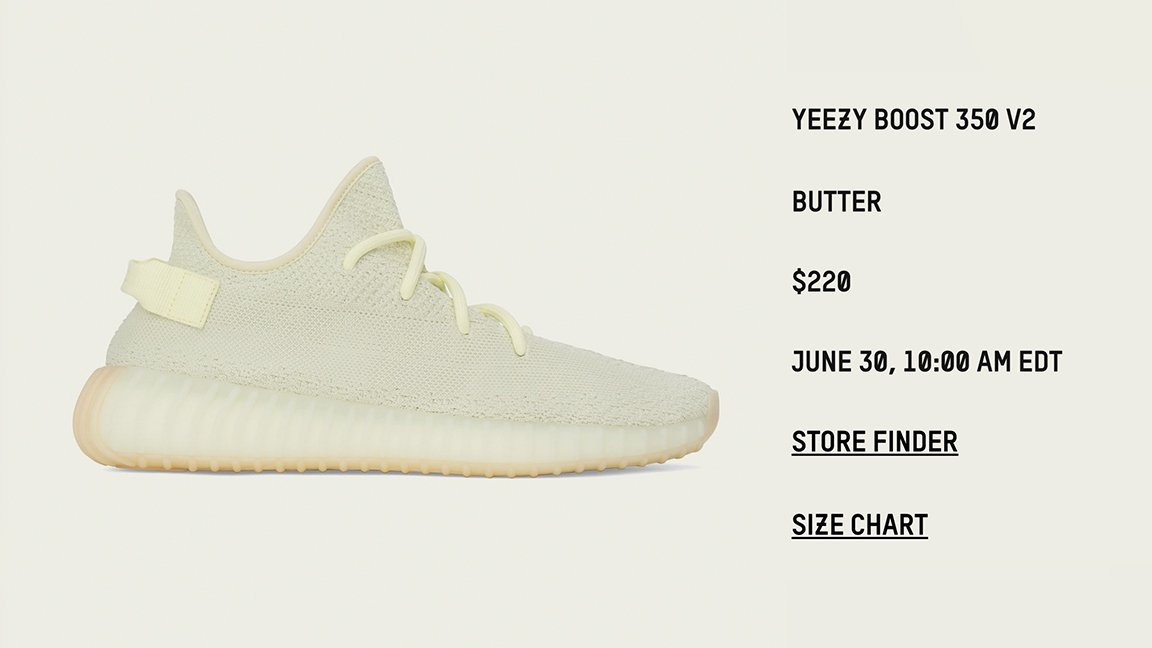 Yeezy Size Chart 350 V2