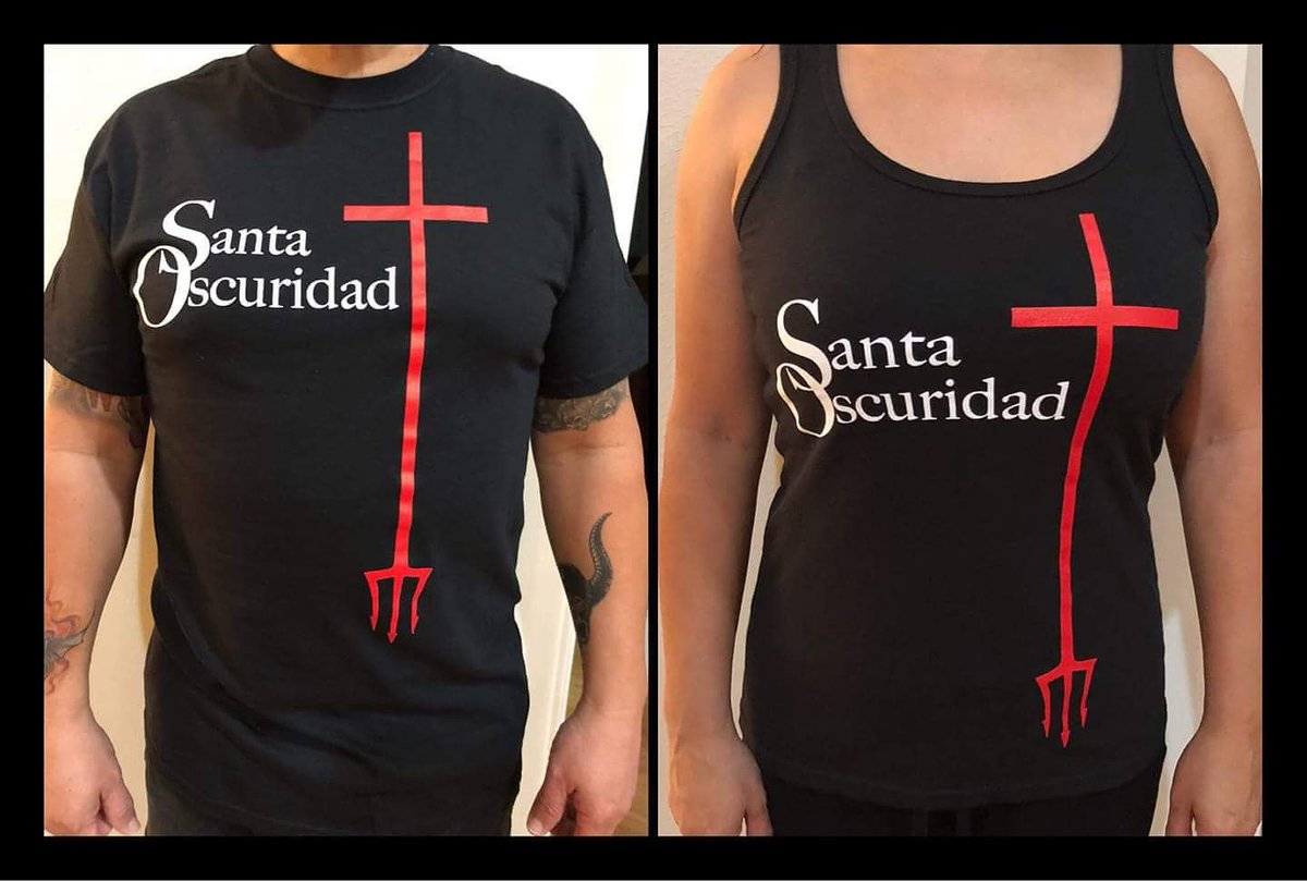 RochaRockstars's tweet photo. Santa Oscuridad t-shirts will be available at our show at Scout Bar Saturday, June 23rd! #HoustonTx Limited Quantity Available! So get it while you can! Catch the fever for Santa Oscuridad!!! $20 each!!! #ModelsNotIncluded #SantaOscuridad #SO #HardRockEnEspanol https://t.co/7K8tyb6FXG