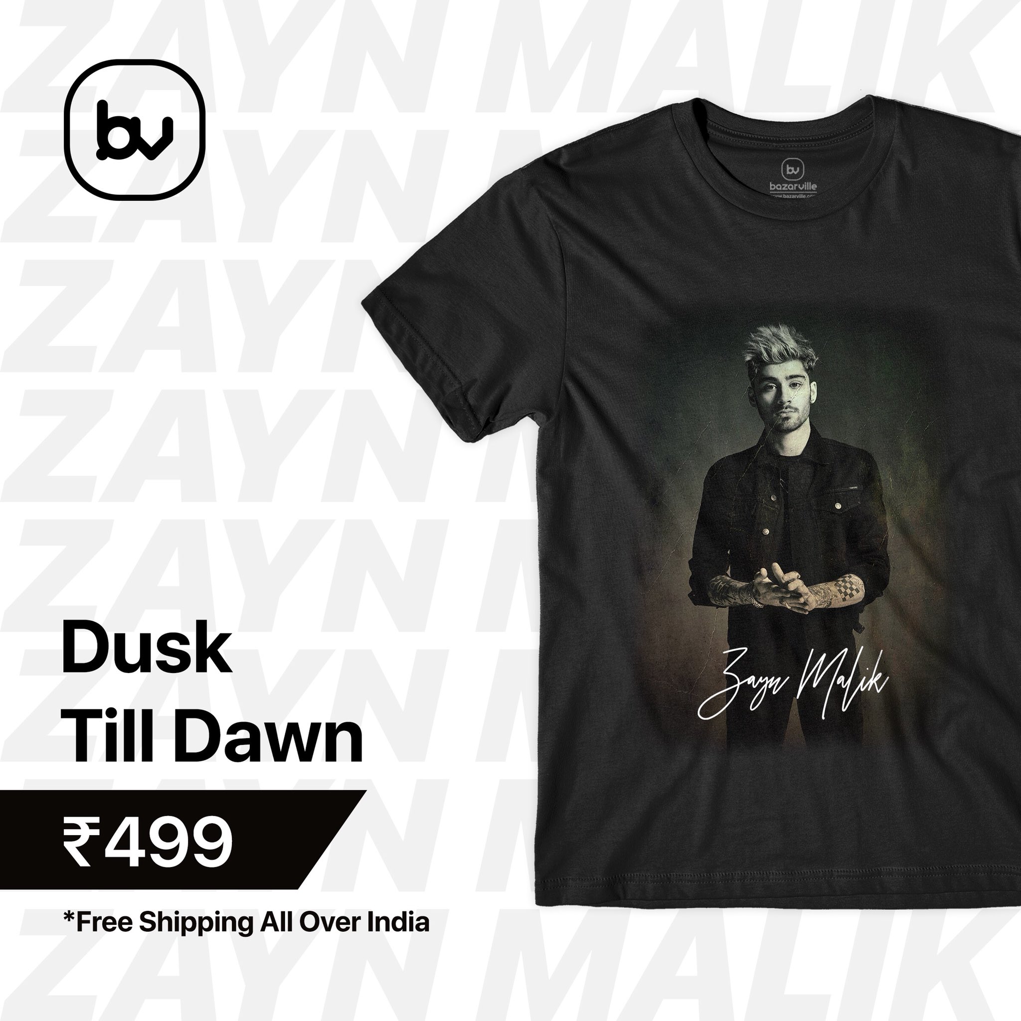 zayn t shirt india
