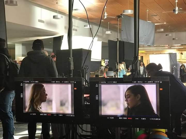 SCarsonPeru's tweet image. 📷 Nuevas fotos de @SofiaCarson en la grabación del capitulo piloto de la serie #PLLPerfectionists
