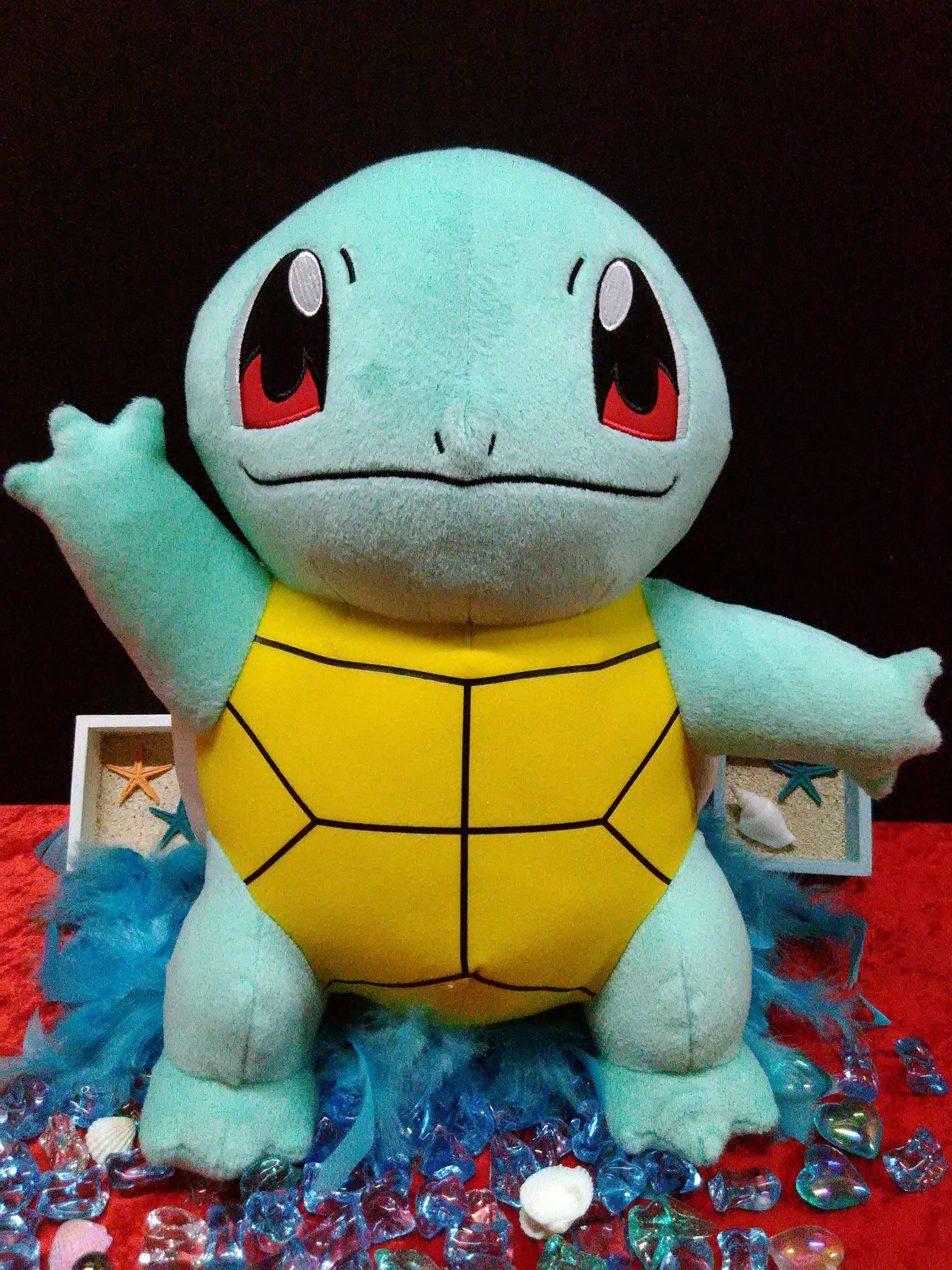 ラウンドワンスタジアム函館店 最新景品 ポケモン初代ファン大歓喜 ゼニガメがやってきましたよ 今でもゼニゼニーと 鳴き声が聞こえてきそう 抱きしめやすいちょうどよいサイズです みんなもゼニガメgetだぜ ラウワン函館 ポケモン