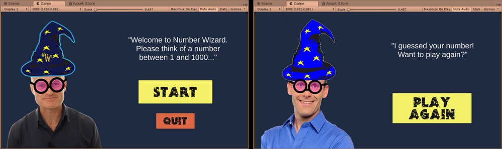 The remaster of our main Unity course is coming along nicely. The Number Wizard UI section is complete and live... now with 200% more wiz-erd! <a href="/GameDevTV/">GameDev.tv</a> #gamedev #unity