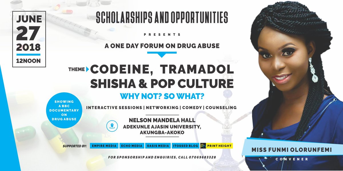 Who else cannot look at Coca-Cola innocently again? Join us in this fight.
Let's say no to #Codeineandtramadolabuse