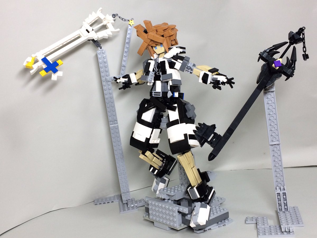 七日坊主 レゴで作った キングダムハーツii の ソラ マスターフォーム Lego キングダムハーツ Kh Kingdomhearts