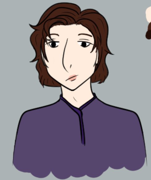 made a quick digital doodle of my death OC from me and echo's demon story 
he's rly plain looking so he can blend in when need be but also to look friendly so ppl he helps cross over arent scared of him lol (the clothes are a place holder bc figuring out fashion is fake)