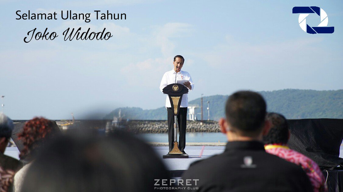 Selamat Ulang Tahun ke-57 Presiden Republik Indonesia Pak <a href="/jokowi/">Joko Widodo</a> 🎁🎉🙏
Semoga bahagia selalu dan semakin sukses pak

Salam,
Zepret Slepet!

#ZepretPhotographyClub 
#ZepretSlepet 
#SelamatUlangTahunJokowi