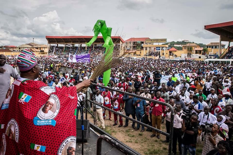 AGFEkitiChapter's tweet photo. Pictures from @EkitiAPC rally.
@JKF2018 
@VoteFayemi https://t.co/7DHoRJWT0s