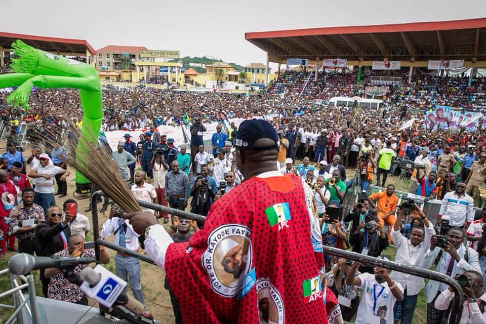 AGFEkitiChapter's tweet photo. Pictures from @EkitiAPC rally.
@JKF2018 
@VoteFayemi https://t.co/7DHoRJWT0s