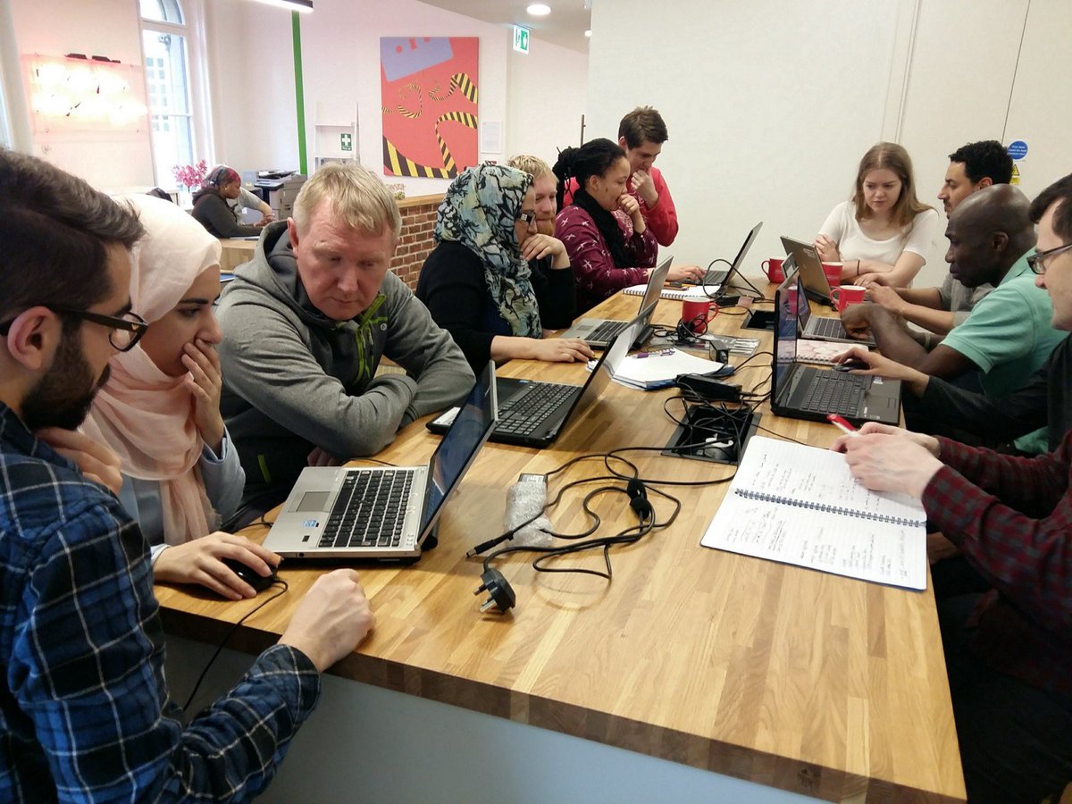 AHollandSmith's tweet photo. Give a vote by way of a retweet for @CodeYourFuture_ who are in the running for the @Tech4GoodAwards People's Choice Award. 

CYF is a volunteer-led organisation committed to empowering members of the refugee community through a coding education. 

#T4GCodeYrFuture https://t.co/8fynnoYzvC