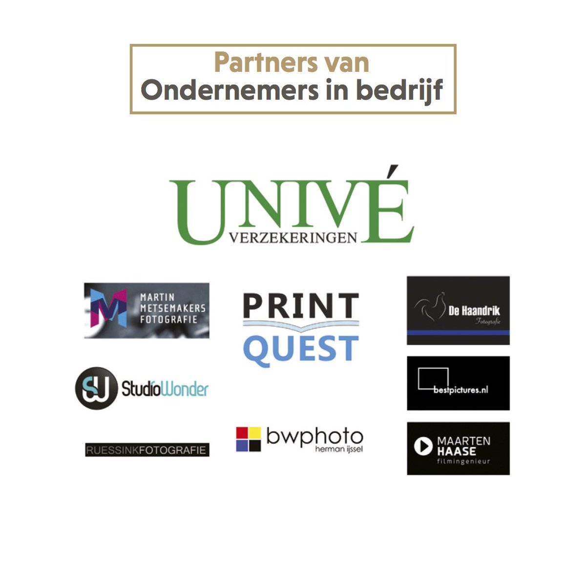 Onze partners! Wil jij ook partner van Ondernemers in Bedrijf worden? Neem dan contact met ons op via 088 - 54 375 00 ! Zie hier het volledige jaarboek; ow.ly/haqC30hFdbN #JaarboekOiB2018 #netwerken #verbinden #events #OiB #kennis