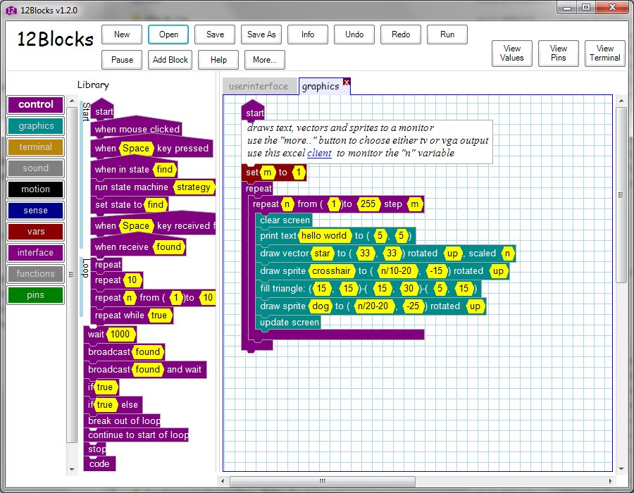 portalarduino's tweet photo. Programación Gráfica #Arduino #12Blocks https://t.co/Ge0q92jYfe https://t.co/zlF3Z66asc