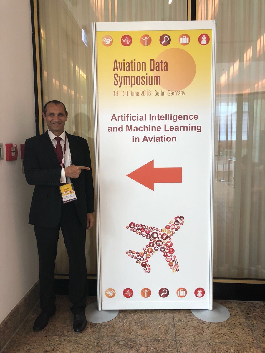 GDE_DEMS's tweet photo. @welabed ready for his keynote about #DEMS at the Aviation Data Symposium #ADS2018 @IATA @iata2press #AI #GDPR #Data #DataGovernance https://t.co/0smh9qtZzI