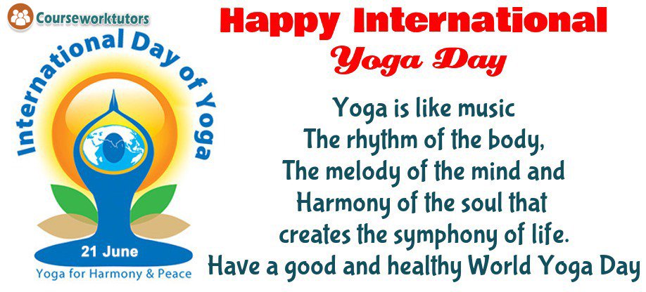 Courseworktutor's tweet image. Happy International Yoga Day - 2018
#InternationalYogaDay 21st June.
#InternationalYogaDay2018 
#Courseworktutors