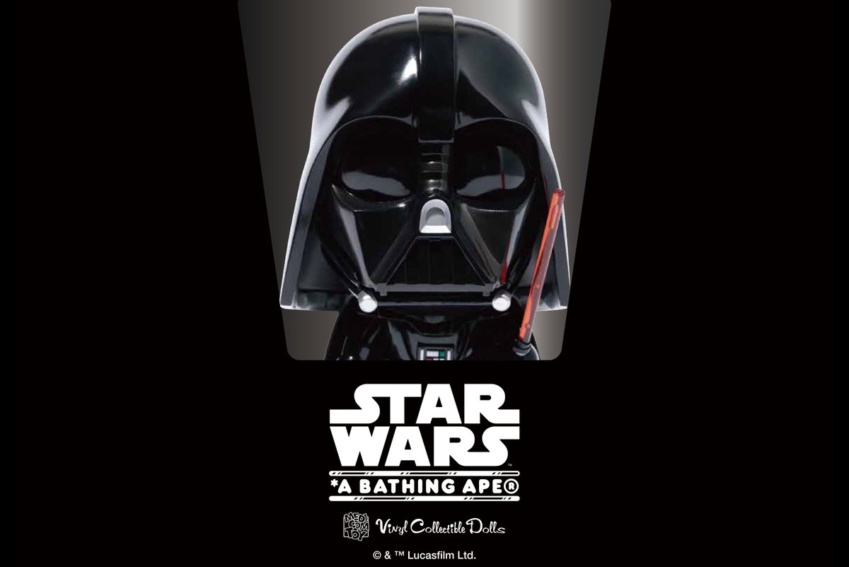 VCD BAPE VADER② STARWARS Baby Milo DARTH