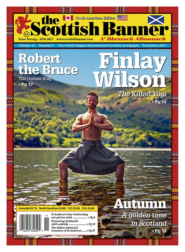 Scottish_Banner's tweet photo. Happy #InternationalYogaDay!
It was great to have the @kiltedyogis on our November cover last year!
#InternationalYogaDay2018 #IYD2018 #FinlayWilson #ScottishBanner #TheBanner #ScotSpirit #Scotland #ScotlandIsNow #KiltedYoga https://t.co/LlEQp4zF2M