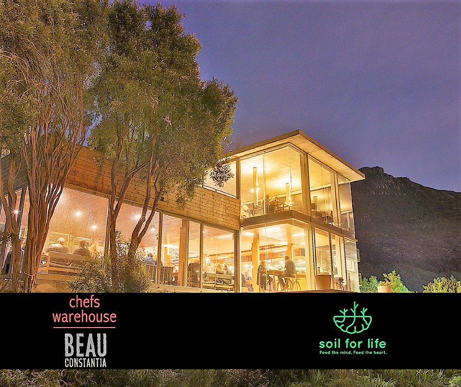 Our heartfelt thanks to everyone who came out last night to support our second annual #Chefs4Soil event at Chef's Warehouse <a href="/beauconstantia/">Beau Constantia</a>. A huge thank you to Chef Ivor <a href="/jonesy911/">Ivor Jones</a> and his team who made it a spectacular evening for all. 
*Picture by Claire Gunn