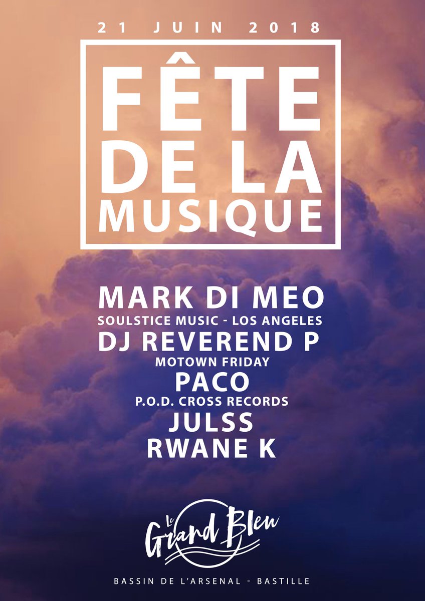 ParisGotSoul's tweet photo. Au programme pour les prochains event @Motown_Party avec @nuyoricansoul vendredi 6 juillet au @lebadaboum, @dannykrivit à la #motownfriday vendredi 29 juin, et la fête de la musique ce soir au Grand Bleu. https://t.co/cyKLD7LELp