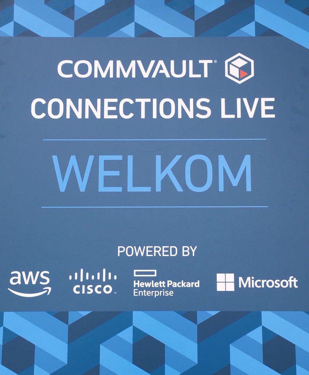 We’re on the path to remarkable in Amsterdam today.  I’ll be covering the top data trends of 2018 #ConnectionsLive #Commvault <a href="/Commvault/">Commvault</a>