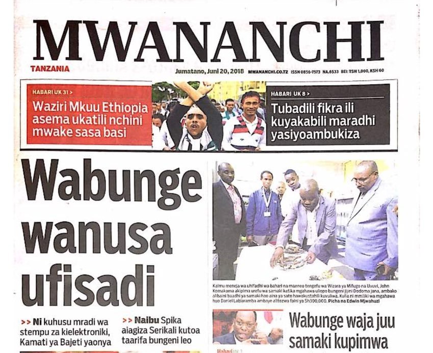 Chahali's tweet photo. Kamzalisha mke wa mteule wake. Sasa anatoka na binti sawa na mwanae. Anasambaza "kale kaugonjwa." Lakini pengine hayo si makubwa katika #Tanzania yetu inayosherehesha uzinzi. Kubwa zaidi ni UFISADI. Kumbe licha ya ile #OnePointFiveTrillion kuna mabilioni zaidi mnaendelea kuibiwa https://t.co/CDXCD8b10J