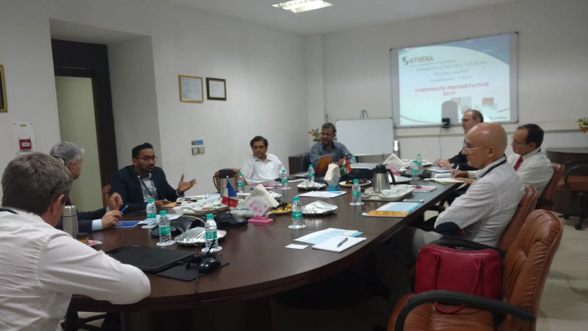#IFCCI launches the #Healthcare Committee at the Athena Drug Delivery Solutions #Mumbai office. The committee is helmed by Mr. Georges Jabre [GM Serdia Pharmaceuticals India (<a href="/servier/">Servier</a>)] as Chairman &amp; Mr. Siva Kumar [MD <a href="/airliquidegroup/">Air Liquide Group</a> (#India)] as Vice Chairman. #IFCCICommittees