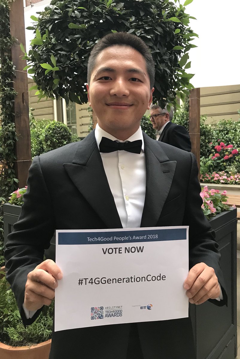 daniel_y_chan's tweet image. I’m voting for #GenerationCode for the People’s Choice award @Tech4GoodAwards ctt.ec/ldb0e+ #T4GGenerationCode @UKYouth