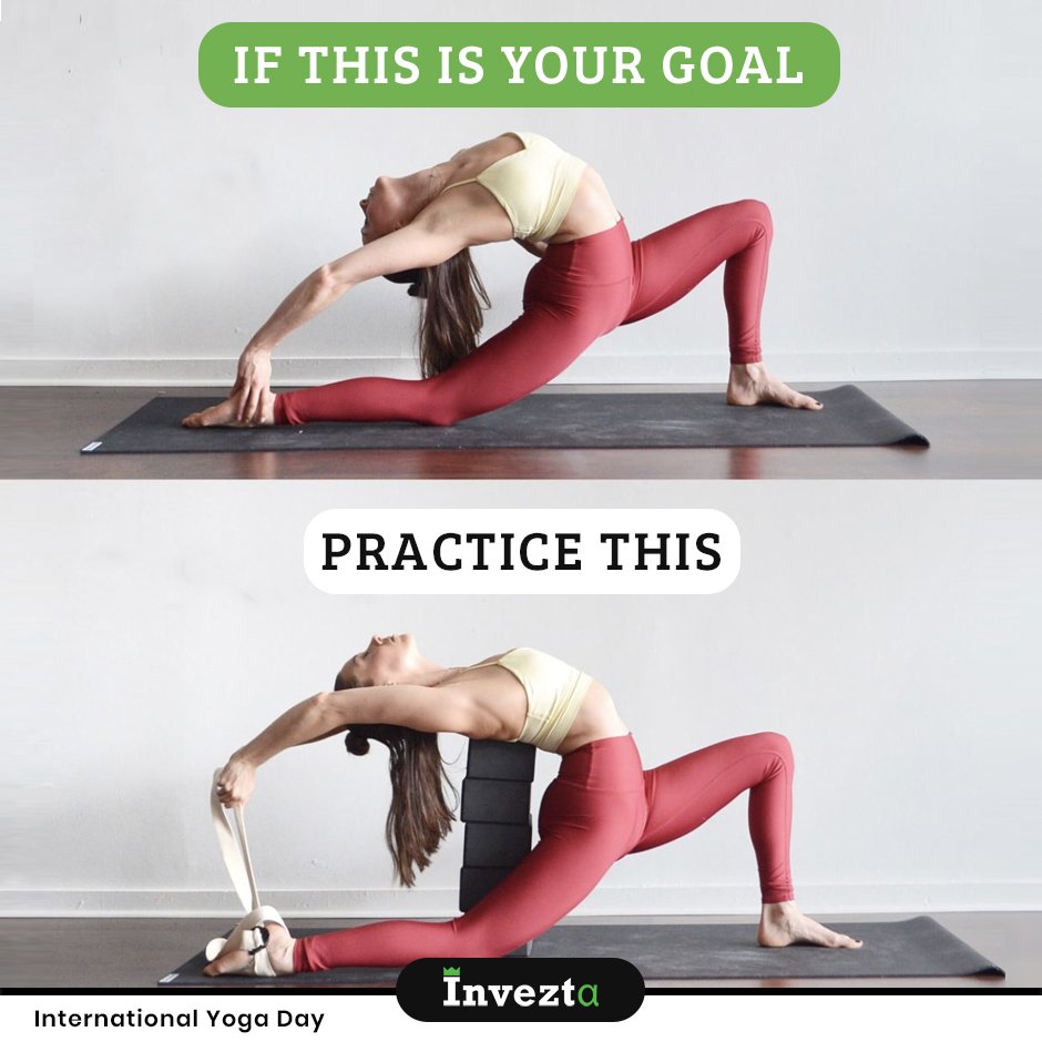 Invezta's tweet photo. Do your practice and all is coming. #InternationalYogaDay2018 #YogaDay #SIP #MutualFundsSahiHai #Invezta https://t.co/cRu2326zSH