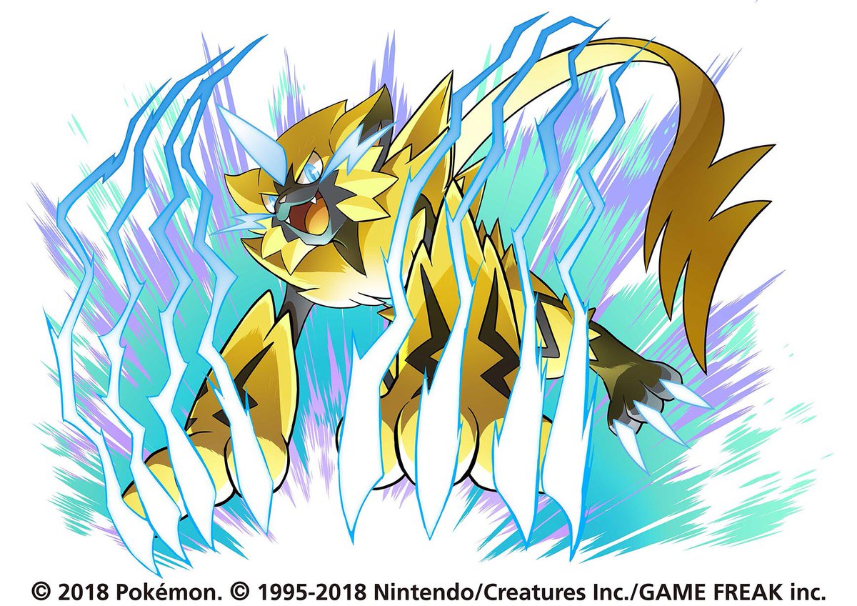 Centro Pokemon Nuevo Artwork Oficial De Zeraora