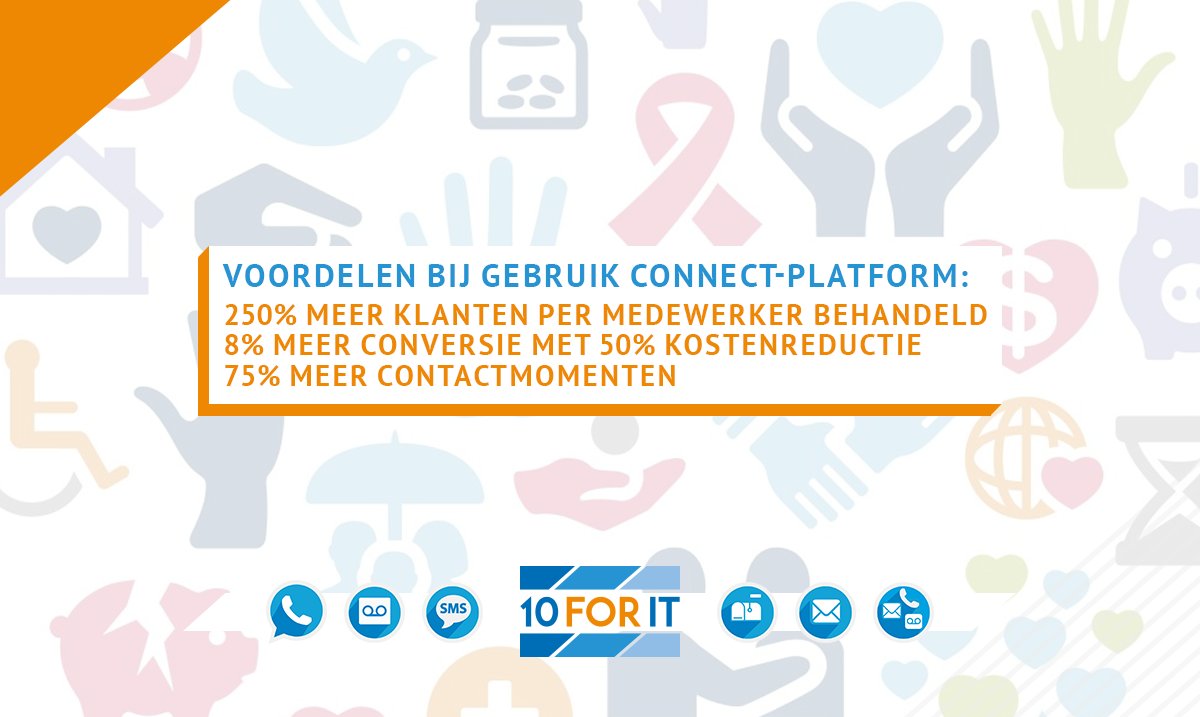 10forit's tweet photo. We hebben de voordelen van #Eezycom Connect voor uw optimale klantrelatie op een rijtje gezet. Wat dacht u van meer klanten per medewerker behandelen, meer conversie en meer contactmomenten? Lees hier meer: https://t.co/IaS7TEKoRD #10FORIT https://t.co/aYA2a4pdCE