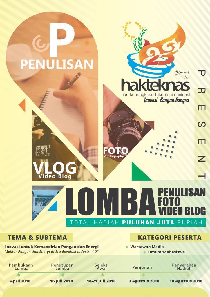 EraBelajar's tweet photo. Daripada main Tik-Tok ga jelas, lebih baik ikut lomba Harteknas. Kuy daftarkan diri kamu. Klik https://t.co/7PBDwas8Qb ya

#lomba #Vlog #Vlogger #Photography #Novelist #Photographer #Tiktok #Viral #Kemdikbud #RistekDikti #SMA #SMK #SMP #SD #Kursus #Bimbel #ERABelajar https://t.co/bHNggpEOek