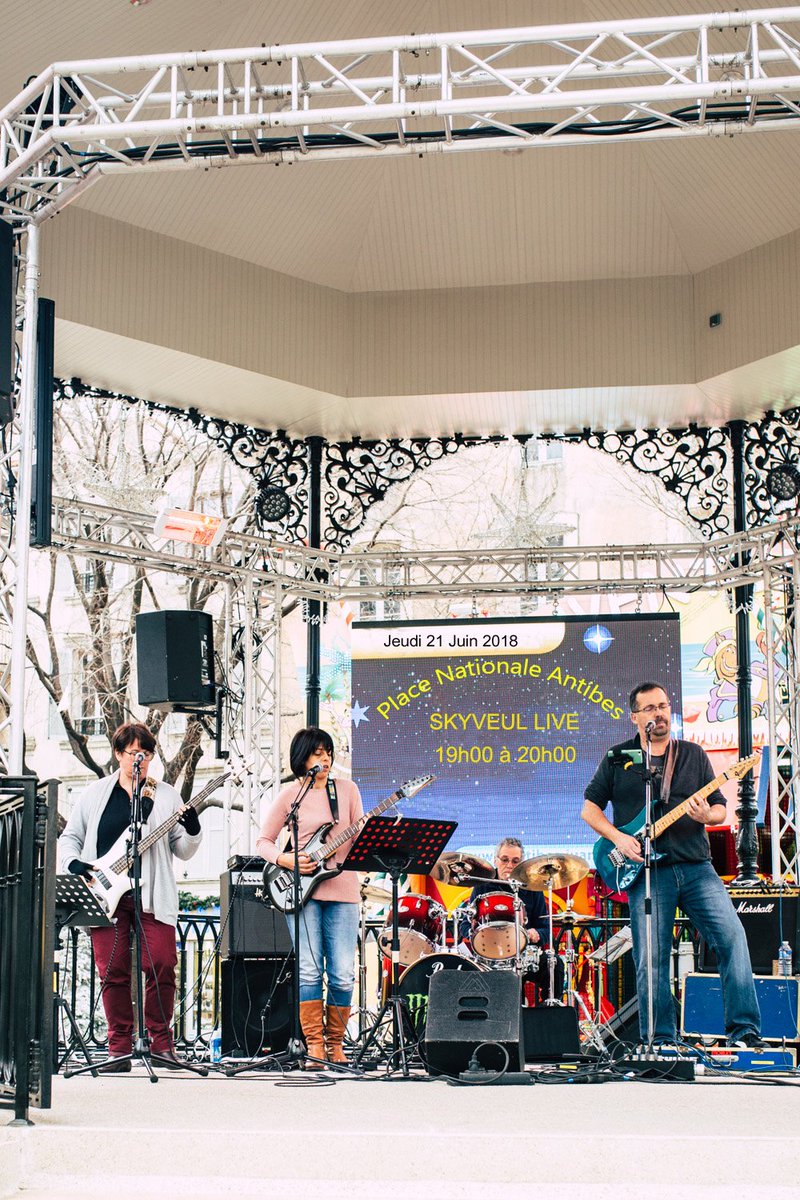 laurentrombert's tweet image. Ce soir à 19h00 Place Nationale à Antibes SKYVEUL Live
On vous attend