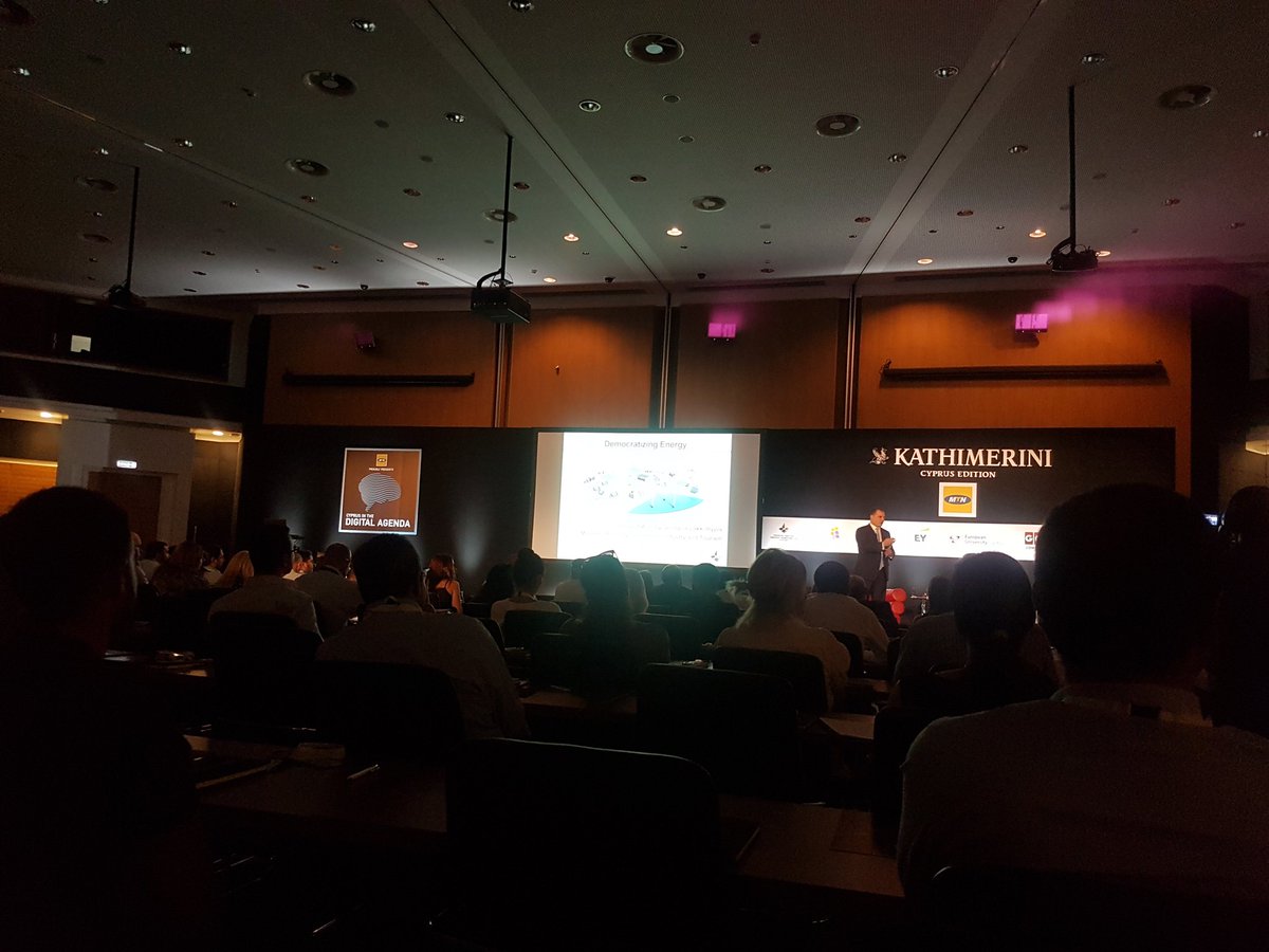 Agapi_Ch's tweet photo. @GLakkotrypis on How #Disruption innovate in electricity #Cyprys #Digital #Agenda https://t.co/lMyfGjd1m6