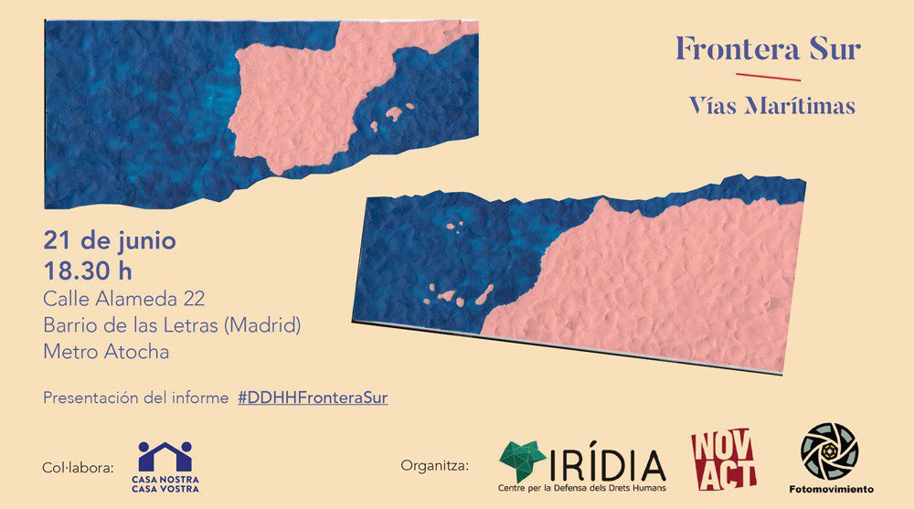 Hoy presentamos en Madrid el Informe #DDHHFronteraSur #VíasMarítimas con <a href="/novact__/">NOVACT</a> y <a href="/Fotomovimiento/">Fotomovimiento</a> 

➡️ ¿Funcionan las herramientas de detección de pateras? ¿Qué pasa cuando llegan a tierra? ¿Cuántas personas van a un CIE? ¿Qué vulneraciones concretas viven las mujeres?