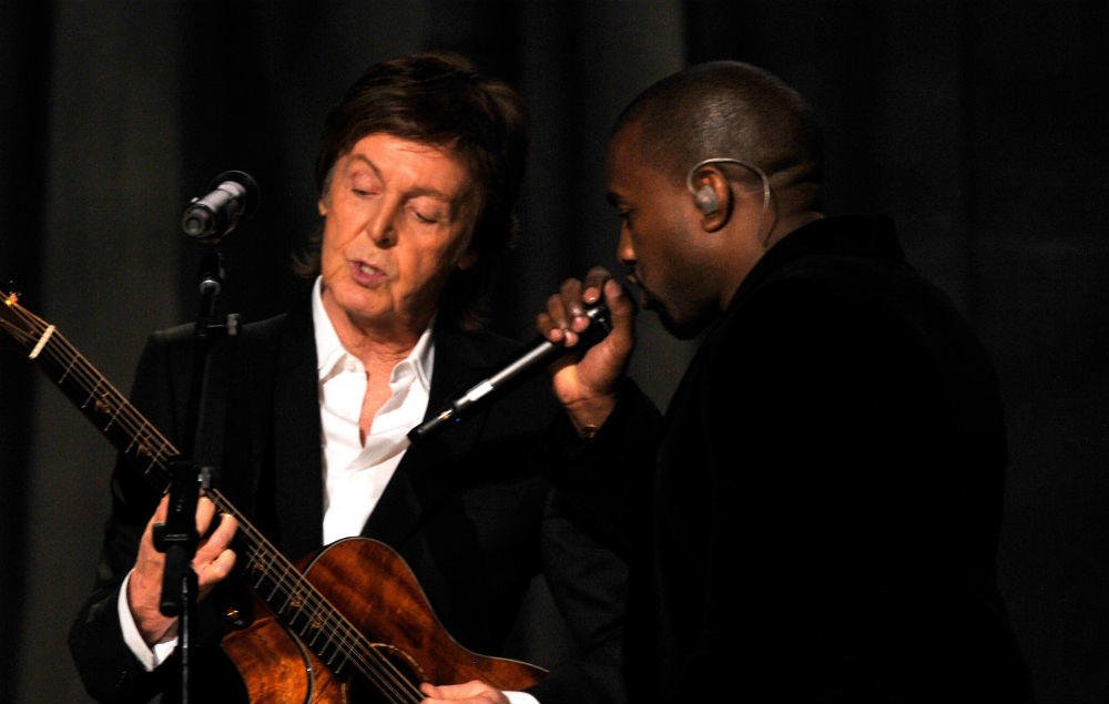 Paul McCartney on writing with Kanye West: "I was tootling around on guitar, and Kanye spent a lot of time looking at pictures of Kim" fal.cn/y-PK