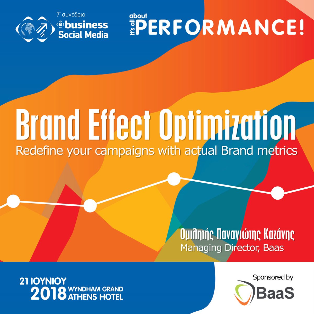 BaaS_GR's tweet photo. Ready for a deep dive into #BrandMetrics? @panayiok is ready to get on the stage of the 7th e-Business &amp; Social Media World Conference! #BaaSBrandEffect #EBSMW18 https://t.co/AjYgBScR5F