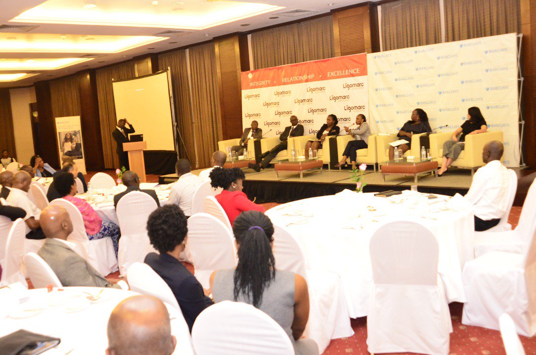 Jude_Mugabi's tweet photo. A well attended #2018BudgetAnalysis. Well done @BarclaysUganda & @LigomarcAdvtes https://t.co/CxgO9HUDTp
