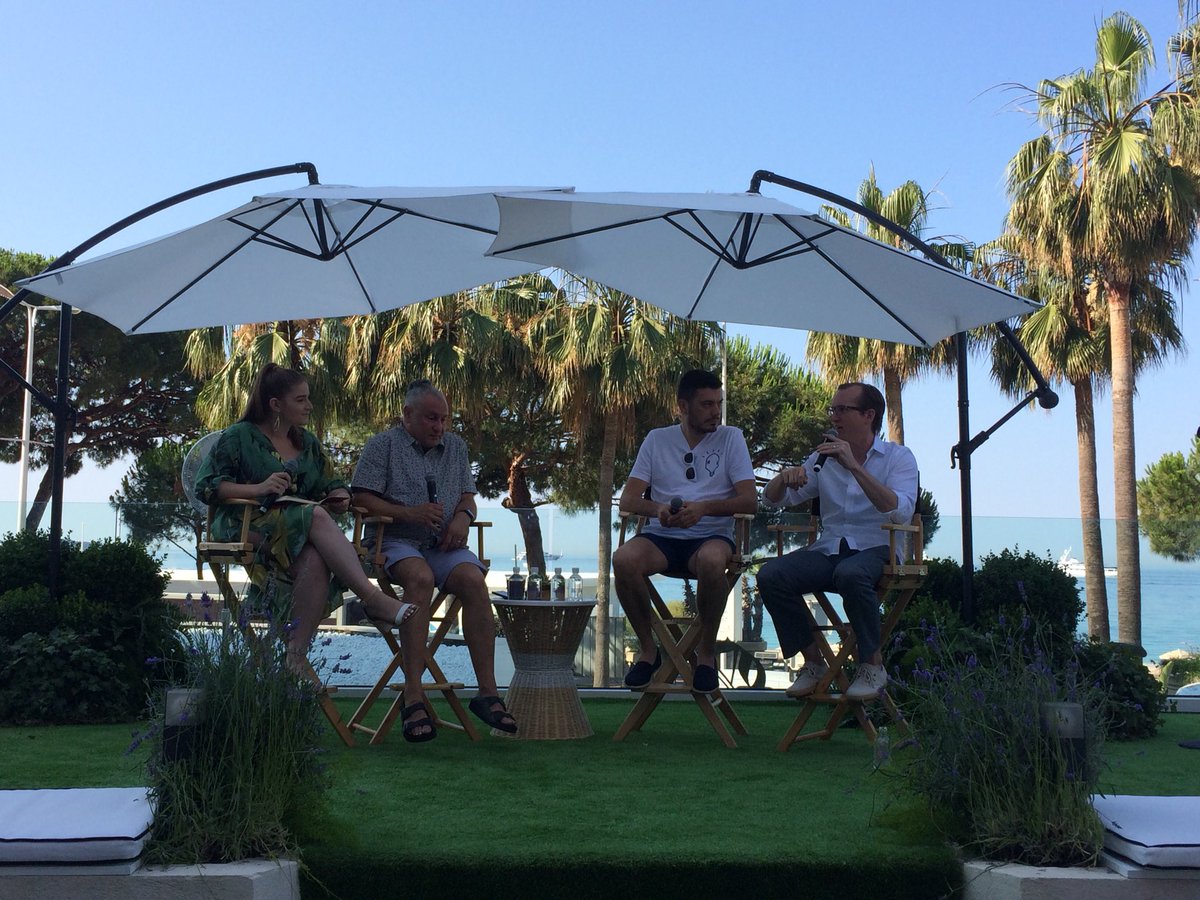 inouehd's tweet photo. #AdLedger #OmnicomMedia  #RepriseMedia #IBM on a panel “#blockchain will bring back the trust that ad industry has started to lose” @IBMBlockchain #CannesLions https://t.co/HhUrTr126b
