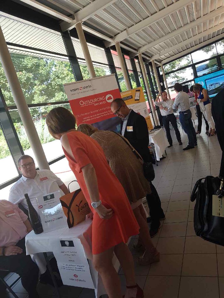 #JSI2018 la place des échanges, 1er lieu de rencontre avec les starts up <a href="/BeeBryteGroup/">BeeBryte</a> <a href="/ActivInnov/">ActivInnov</a> <a href="/vizavy2/">VIZAVY</a> pour une approche disruptive et enrichir l’offre de <a href="/SopraSteria/">Sopra Steria</a> : pour un SI #immobilier ouvert et interoperable