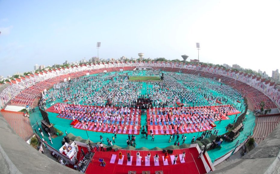 Over 1.5 crore to take part in Yoga Day events in Gujarat