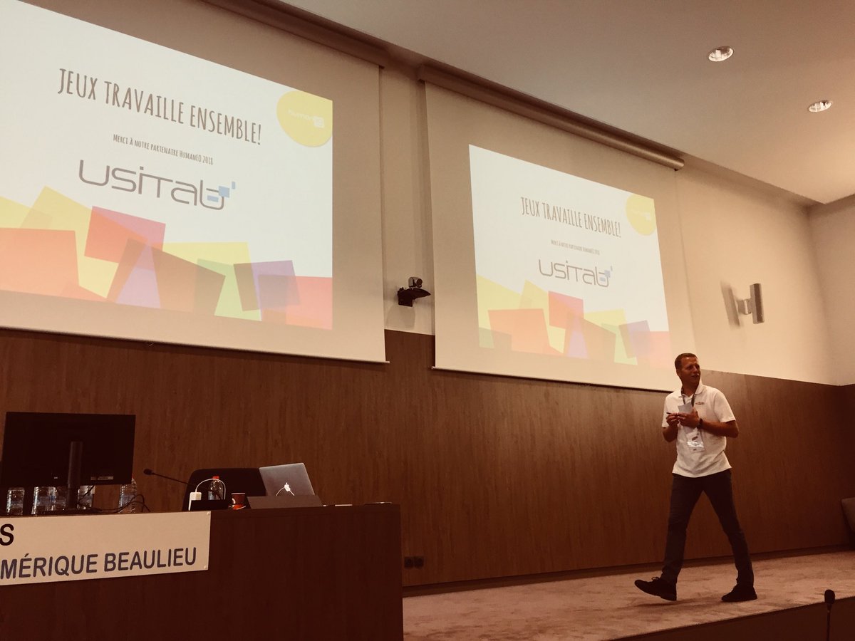 ⁦<a href="/Sensandco/">Sens&co</a>⁩ Xavier en mode beau gosse, #humaneo c’est parti!