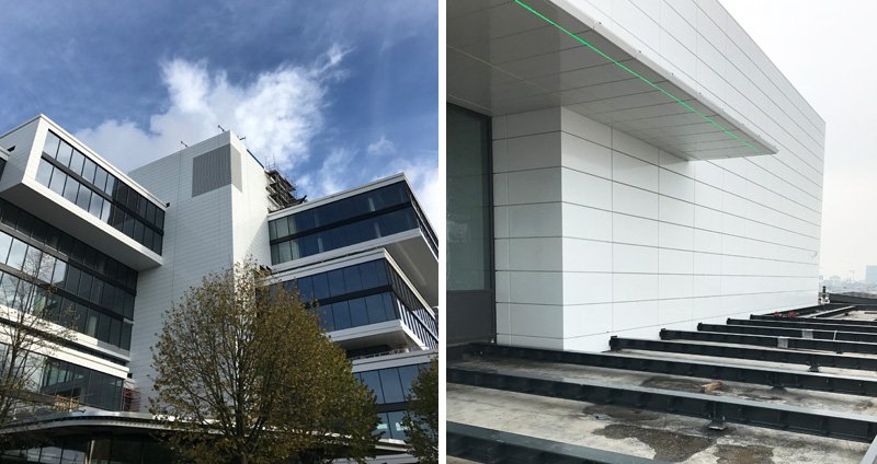 Voor project Rivierstaete in de Rivierenbuurt van Amsterdam verzorgde Metal Design Works afgelopen maanden kern- en plafondbeplating (levering en montage) en beplating (levering) voor de kopgevels, Ca. 2.600 m² gevelbekleding. We zijn trots op het resultaat!