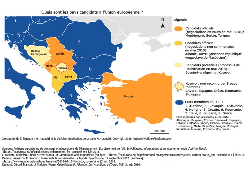 Diploweb On Twitter Carte Quels Sont Les Pays Candidats à