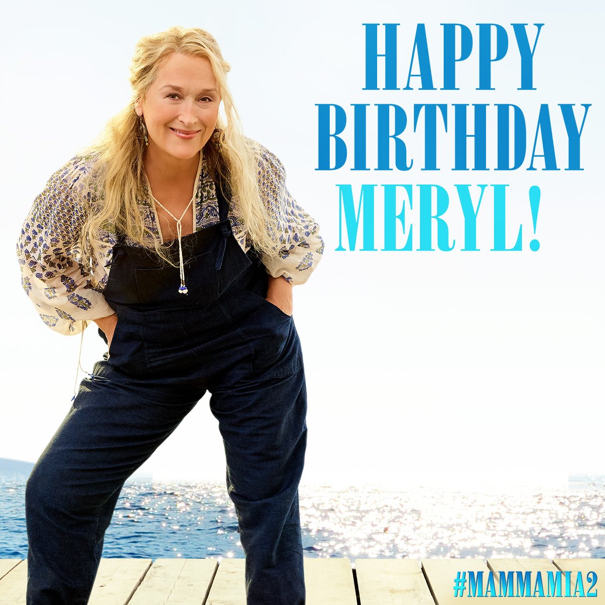 Happy Birthday to our Dancing Queen, Meryl Streep! 